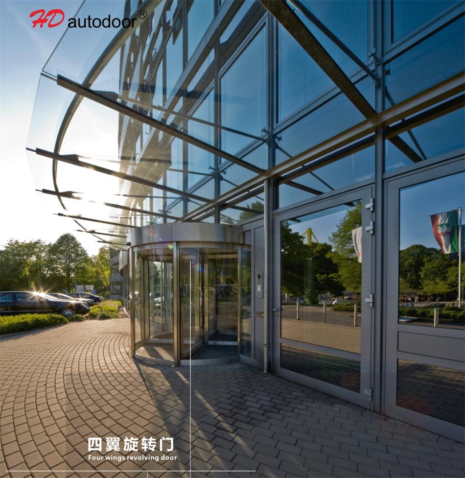 兩翼、三翼、四翼旋轉(zhuǎn)門(mén)：青島恒達(dá)自動(dòng)門(mén)(圖5)